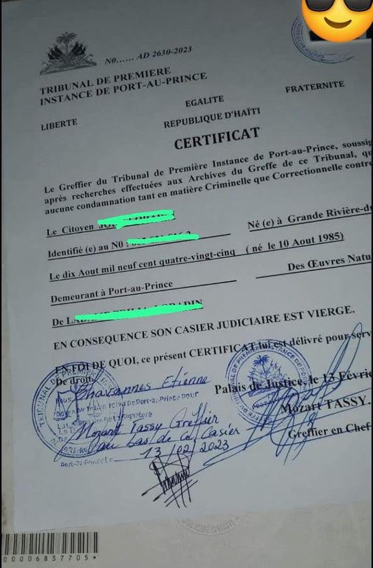 Casier Judiciaire